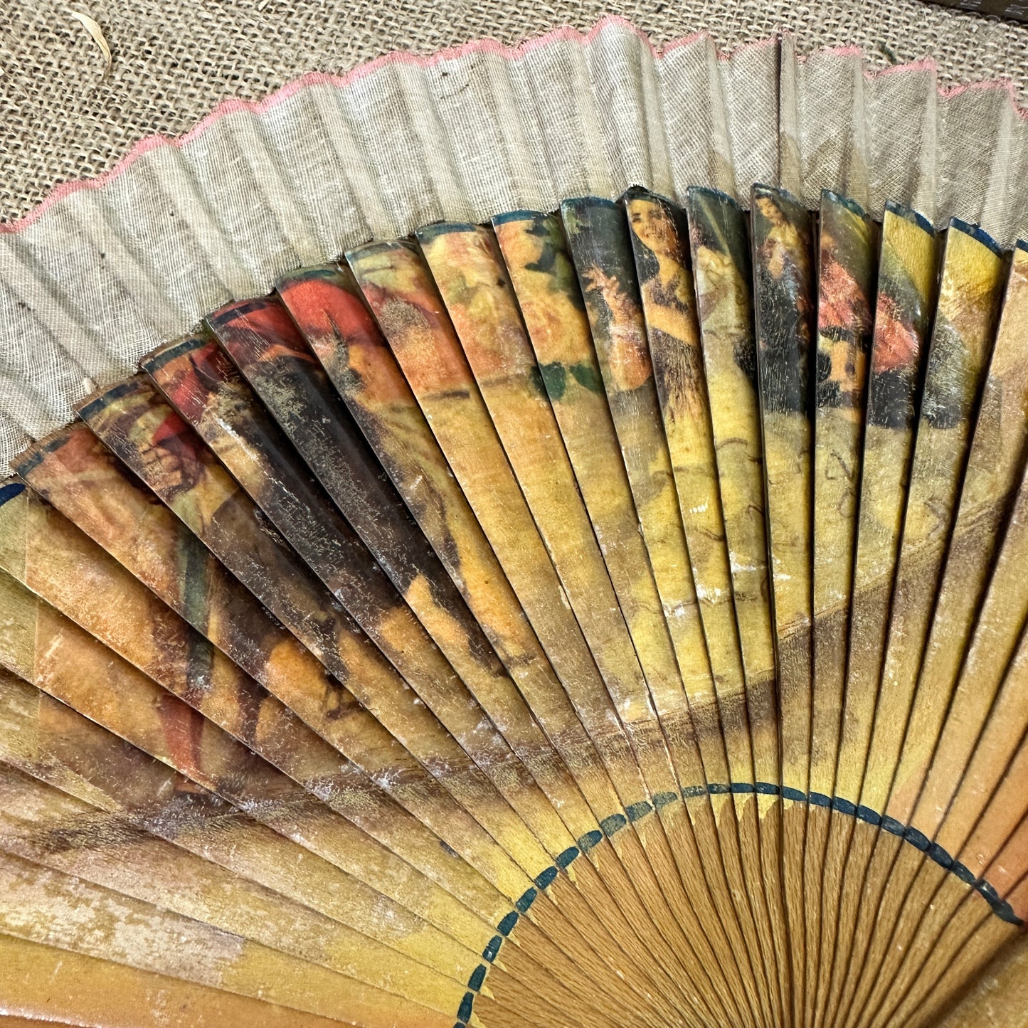 Vintage Spanish Handheld Fan