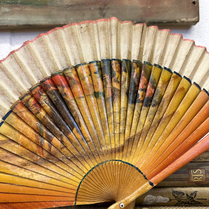Vintage Spanish Handheld Fan