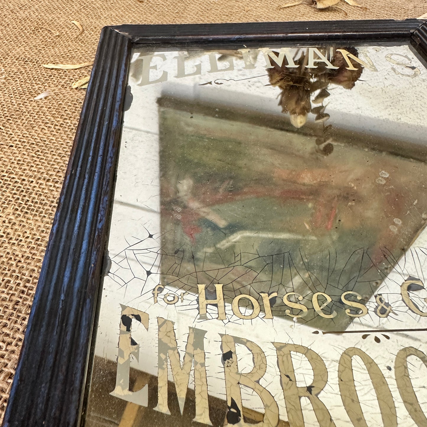 Elliman's Embrocation Advertising Mirror