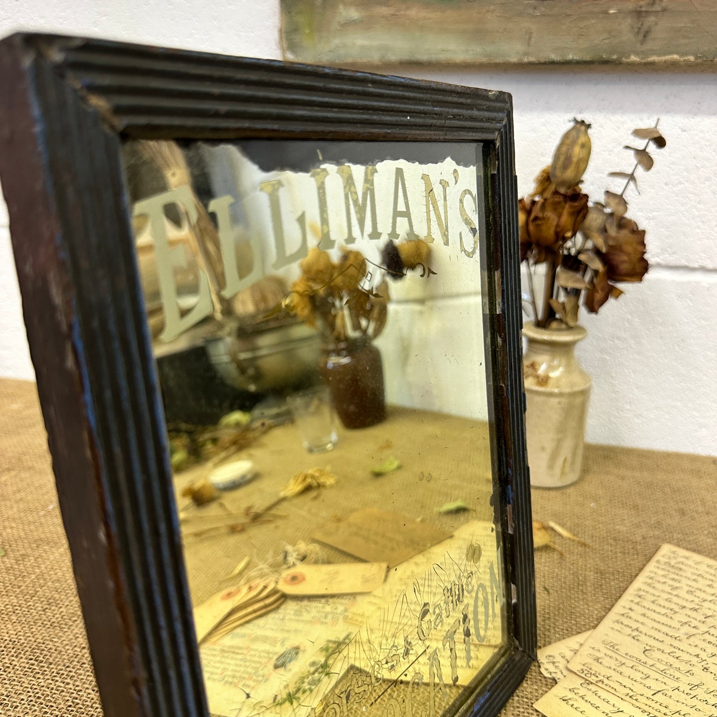 Elliman's Embrocation Advertising Mirror