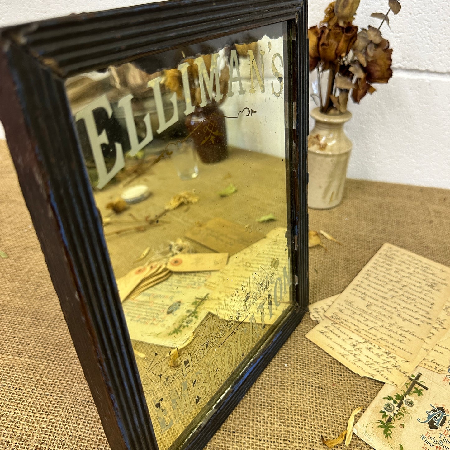 Elliman's Embrocation Advertising Mirror