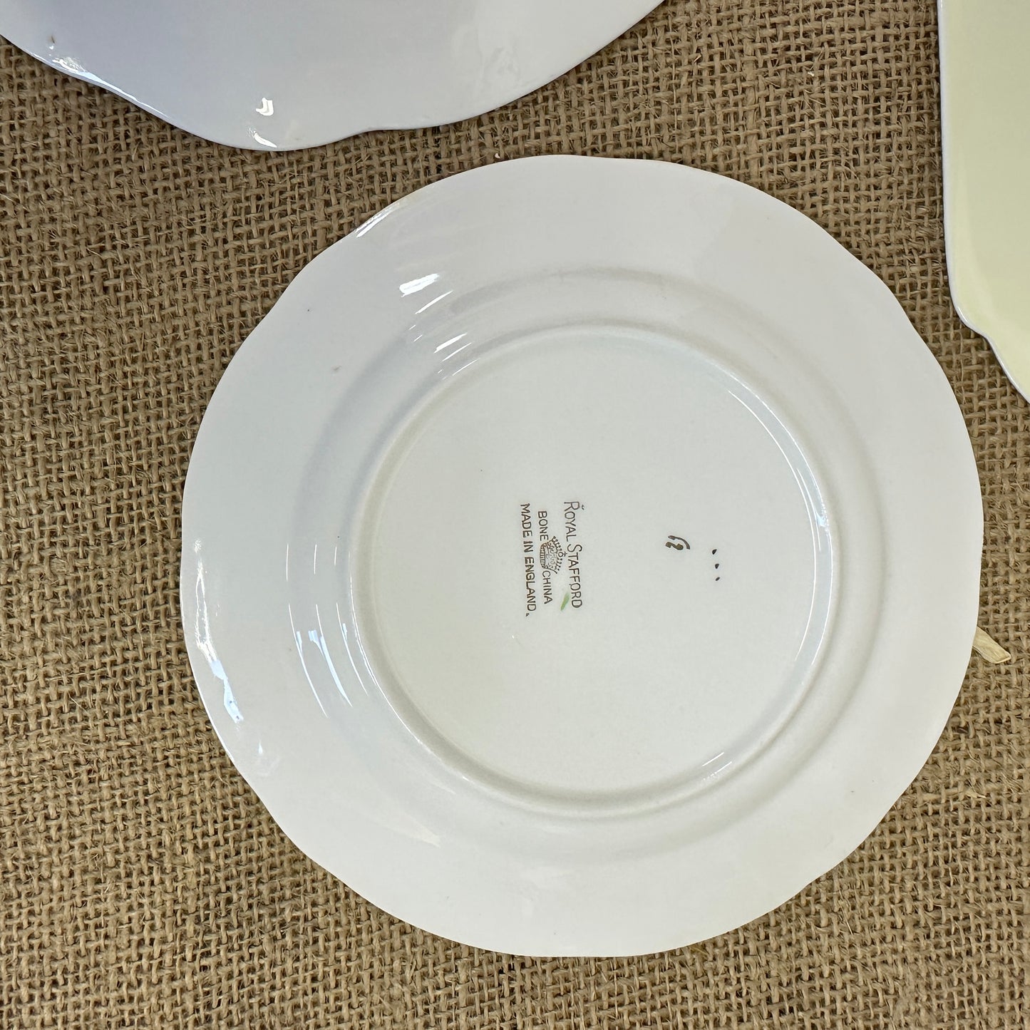 Set of Antique Wall Plates Green