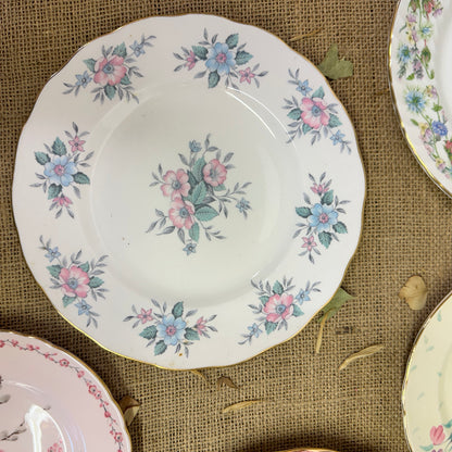 Set of Antique Wall Plates Pink