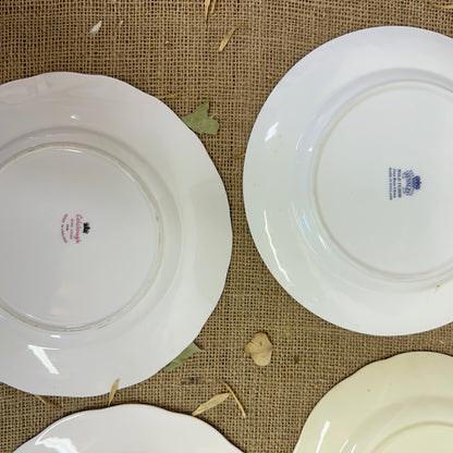 Set of Antique Wall Plates Pink