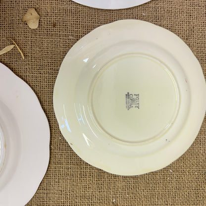 Set of Antique Wall Plates Pink