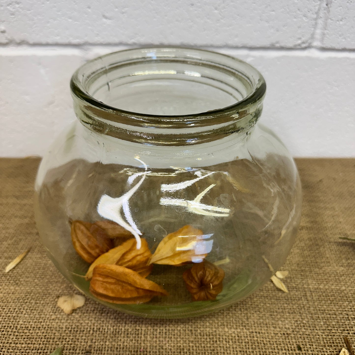 Vintage Glass Sweet Jar Terrarium