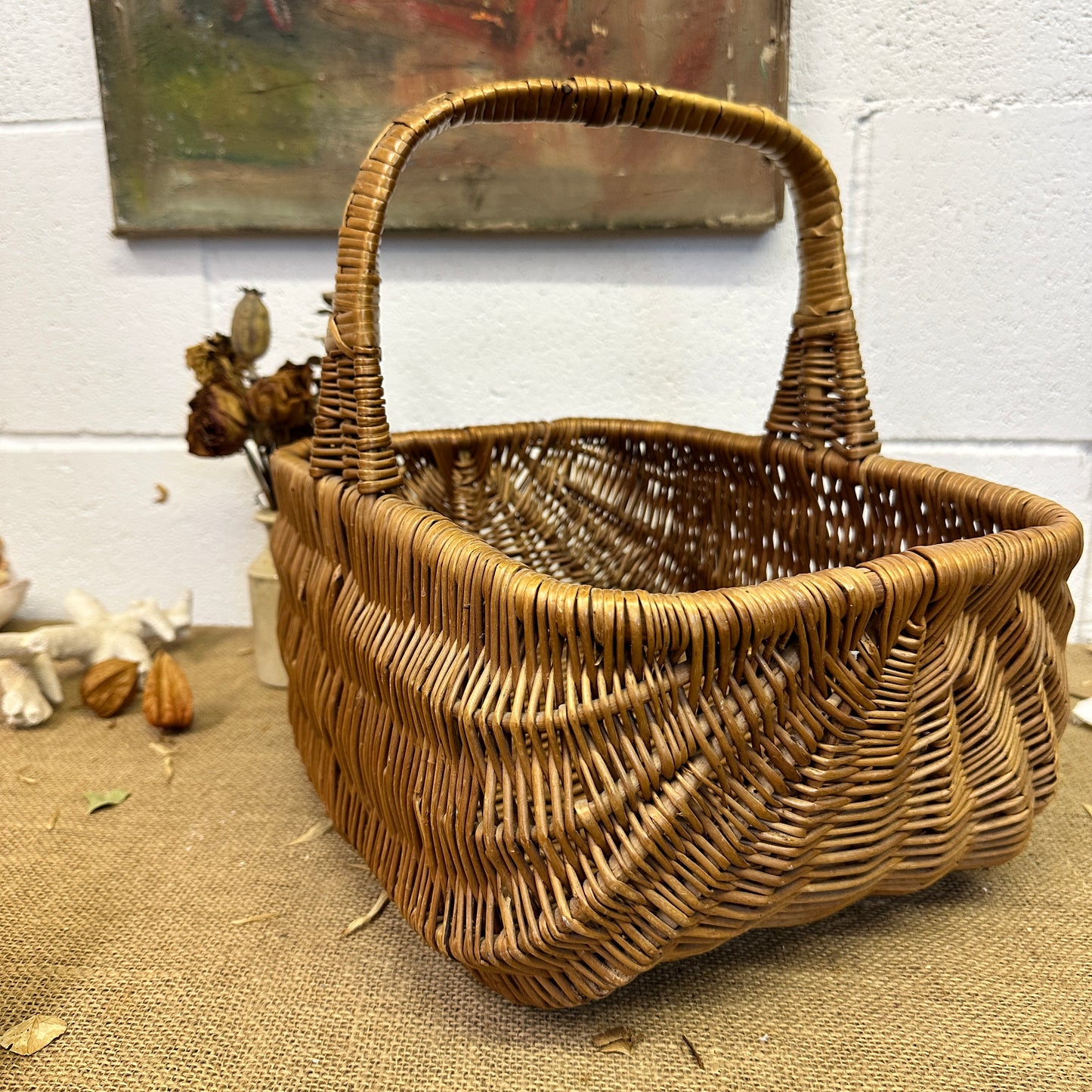 Vintage Wicker Basket