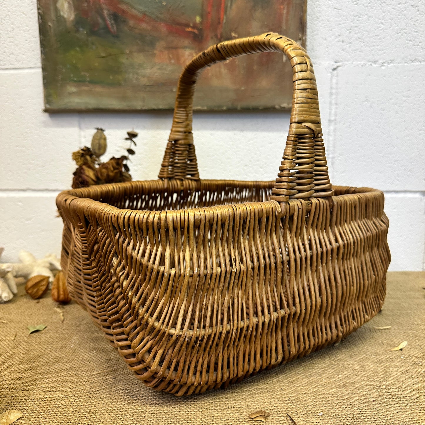 Vintage Wicker Basket