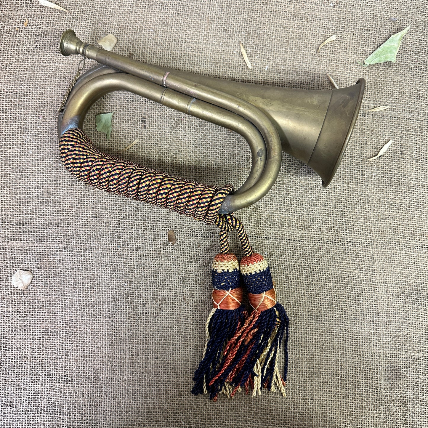 Vintage Brass Military Bugle