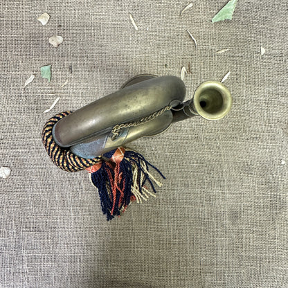 Vintage Brass Military Bugle