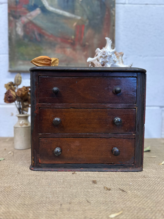 Apprentice Chest of Drawers, Specimen Jewellery Chest