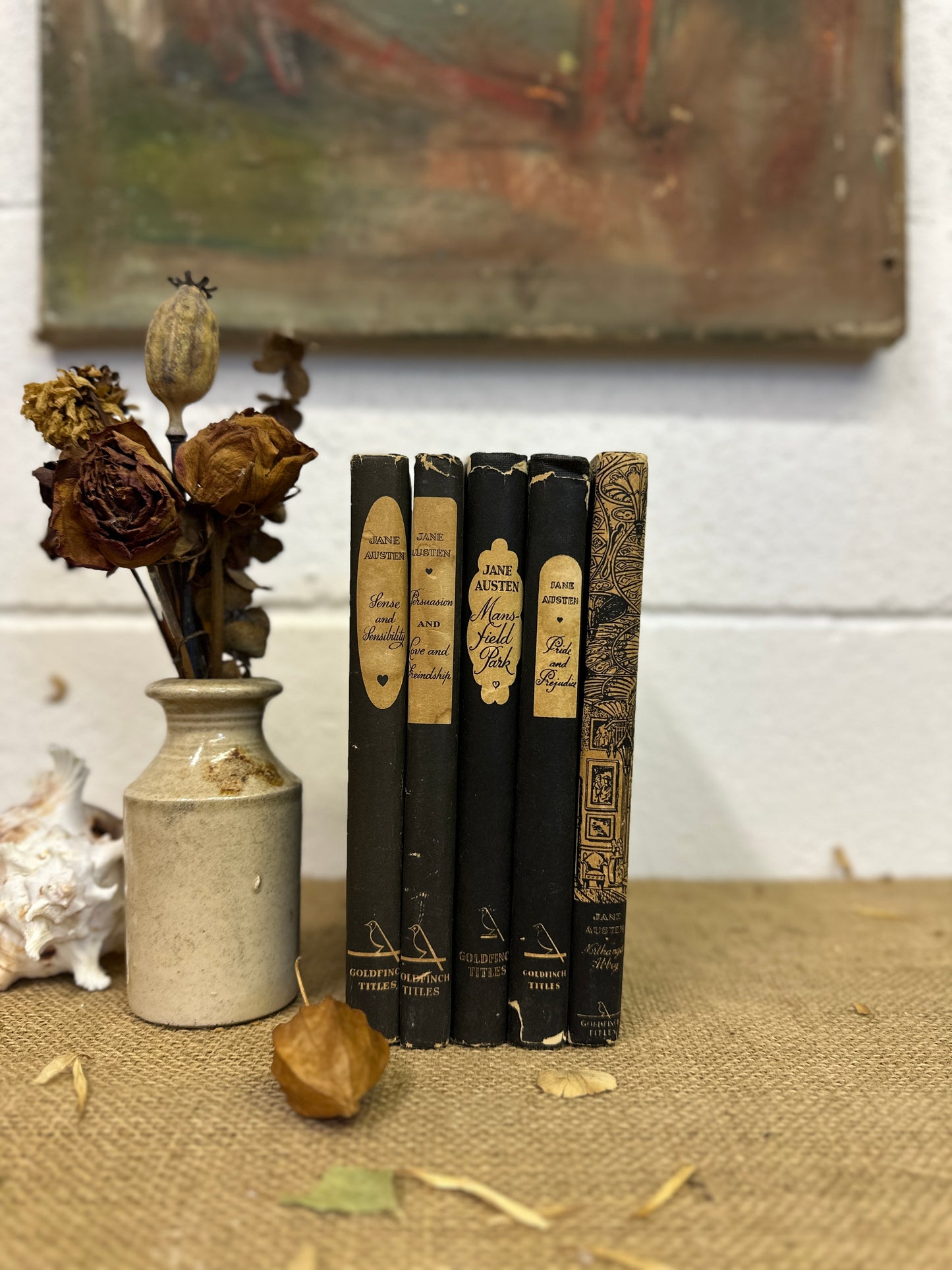 Set of Jane Austen Books Black