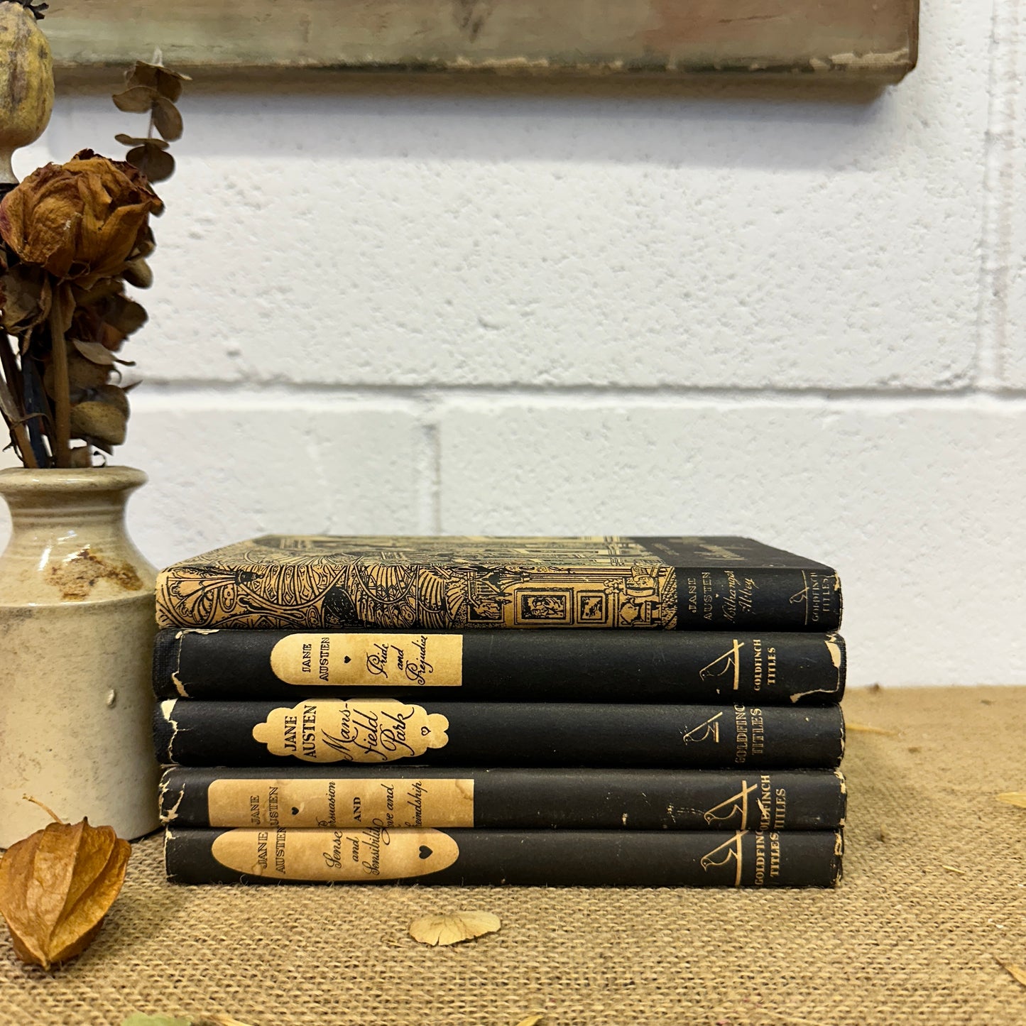 Set of Jane Austen Books Black