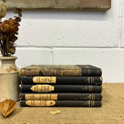 Set of Jane Austen Books Black