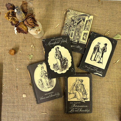 Set of Jane Austen Books Black