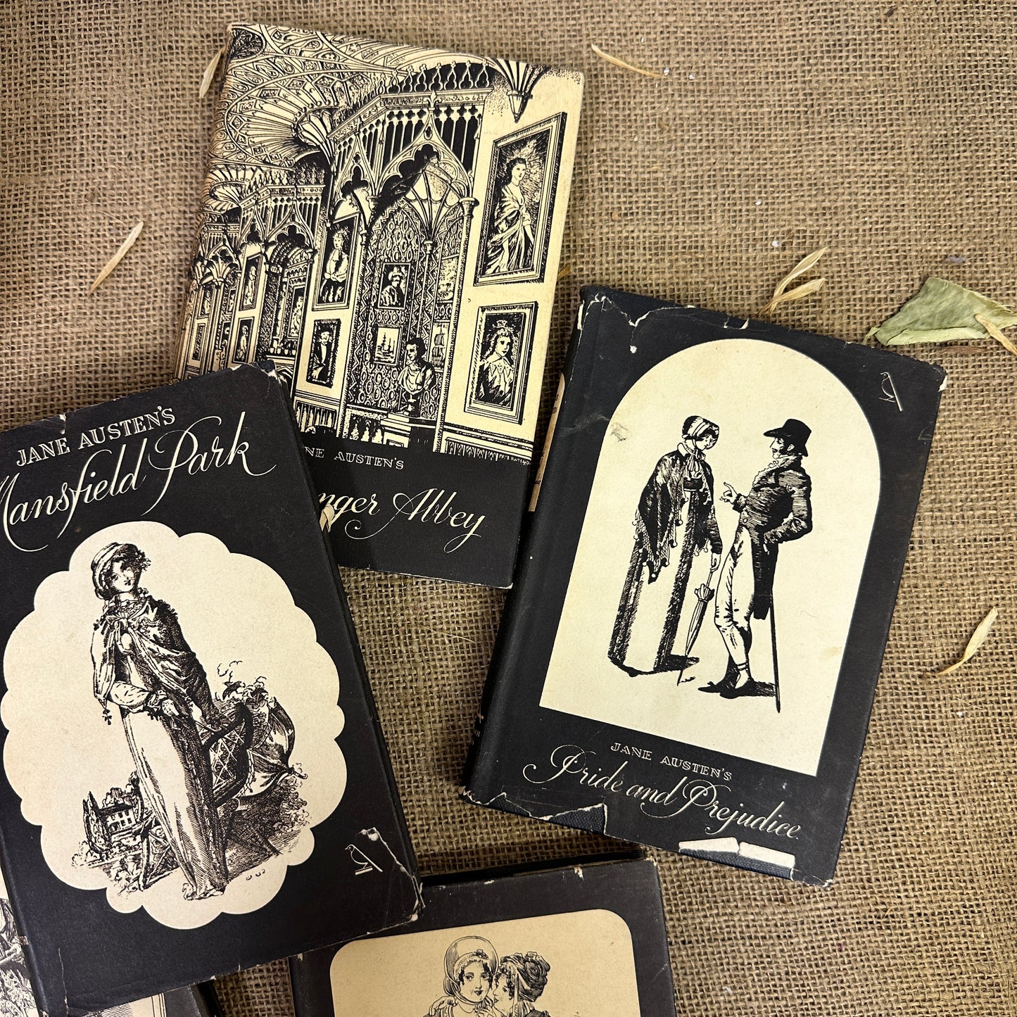 Set of Jane Austen Books Black
