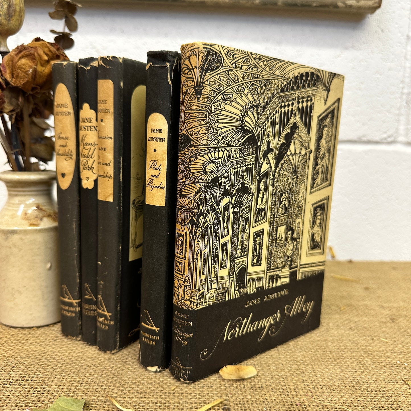 Set of Jane Austen Books Black
