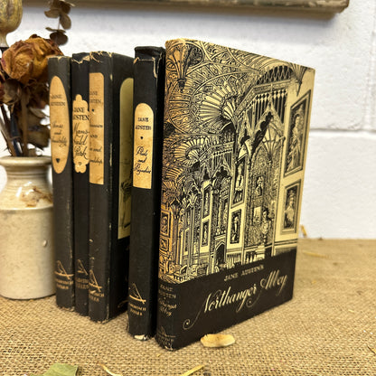 Set of Jane Austen Books Black