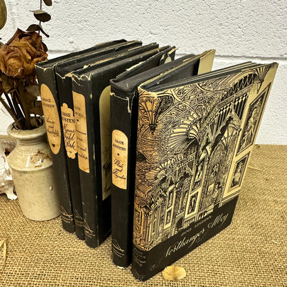 Set of Jane Austen Books Black