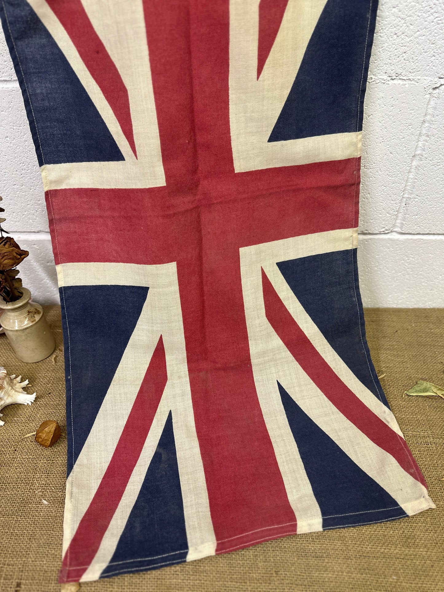 Vintage Union Jack British Flag Cotton