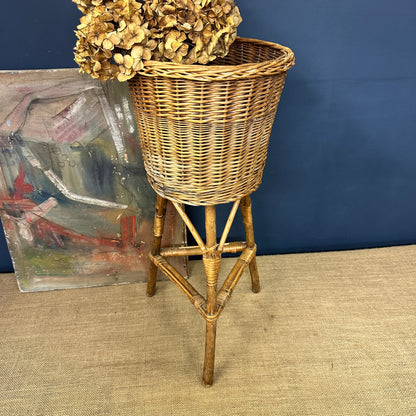 Boho Rattan Plant Stand