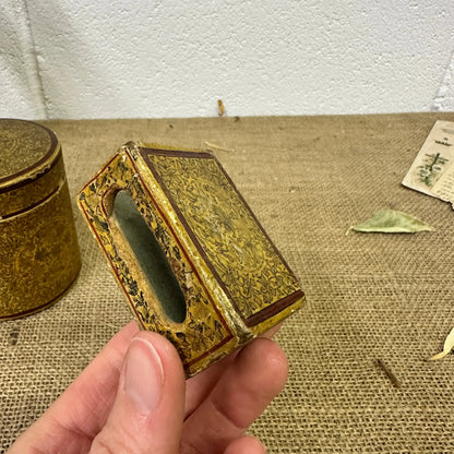 Antique Kashmir Mache Tobacco Set - The Blind Mole
