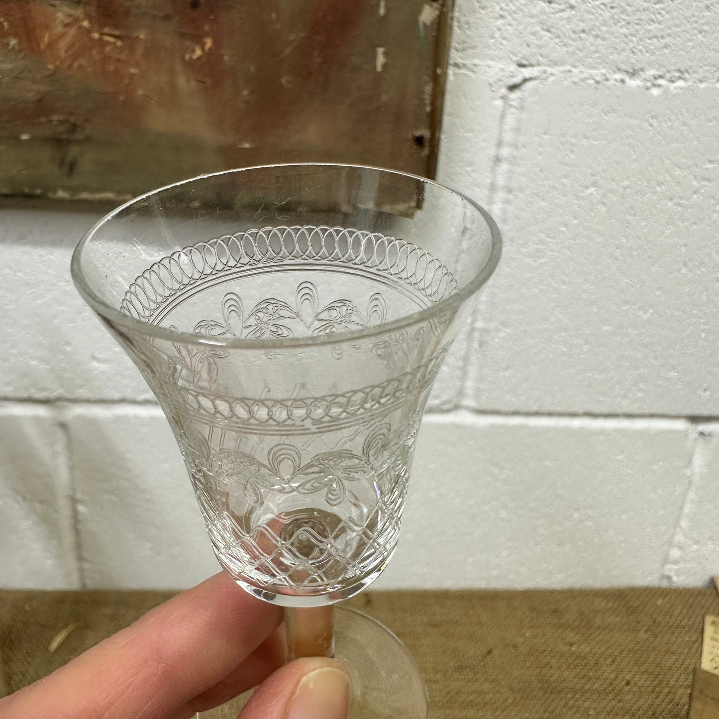 Four Vintage Sherry Shot Glasses