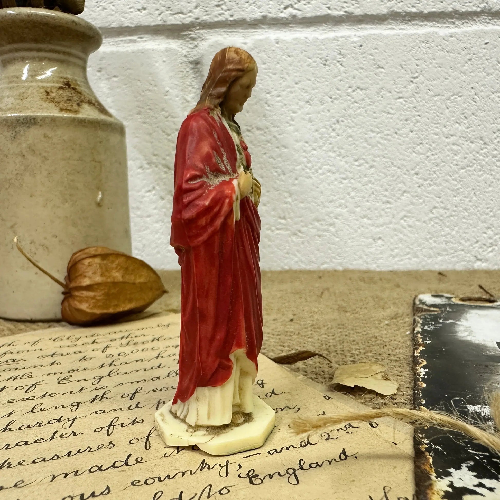 Small Jesus Standing Vintage Figure - The Blind Mole