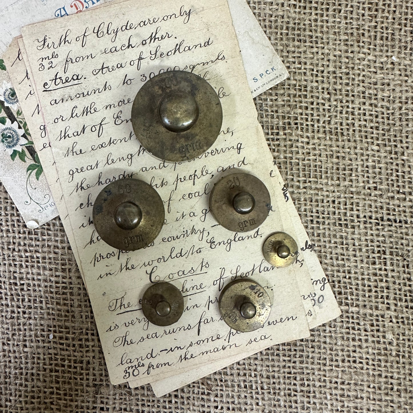 Set of Brass Weights
