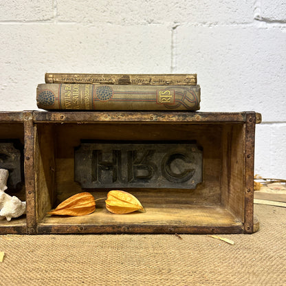 Antique Brick Mould Storage Box HRC