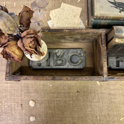 Antique Brick Mould Storage Box HRC