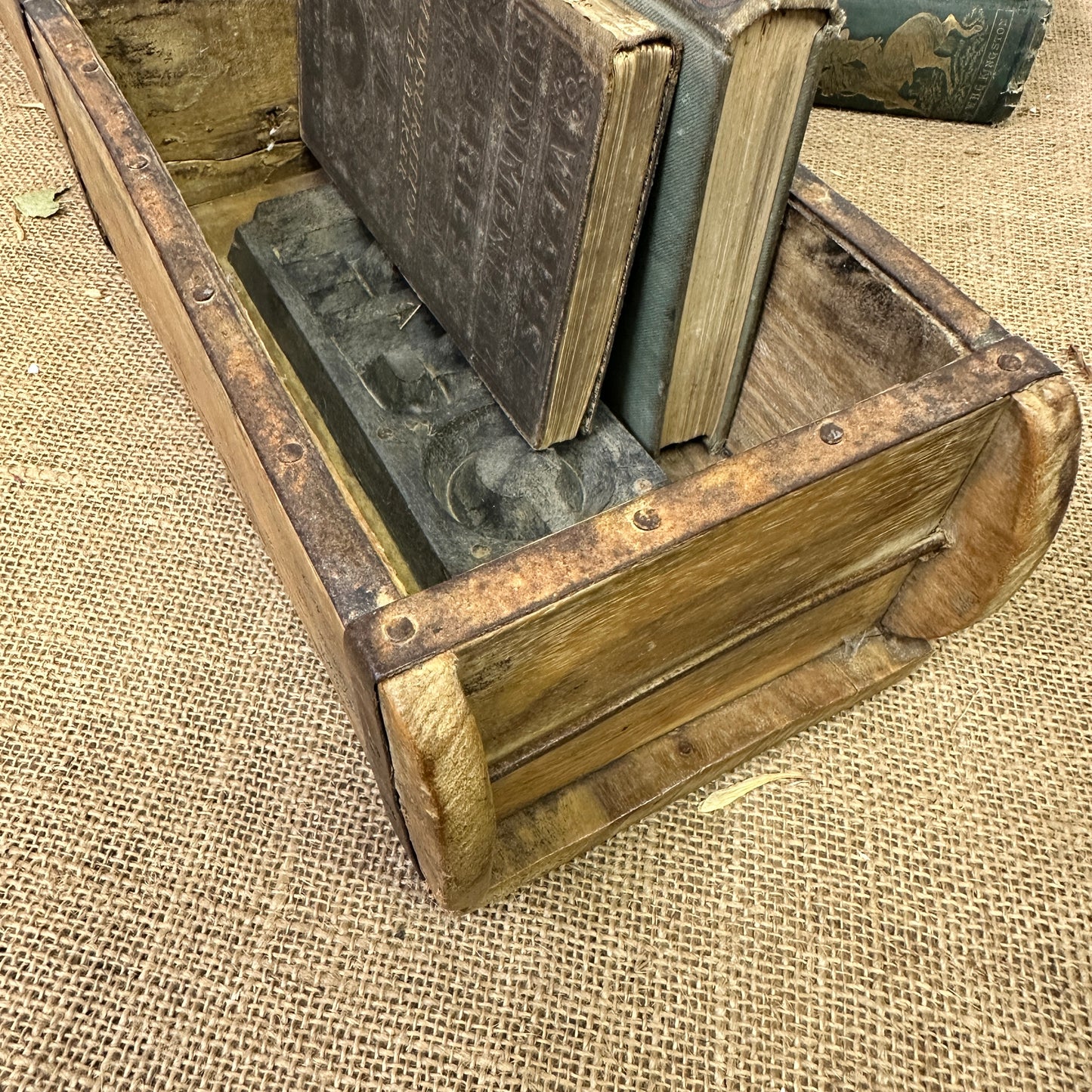 Antique Brick Mould Storage Box HRC