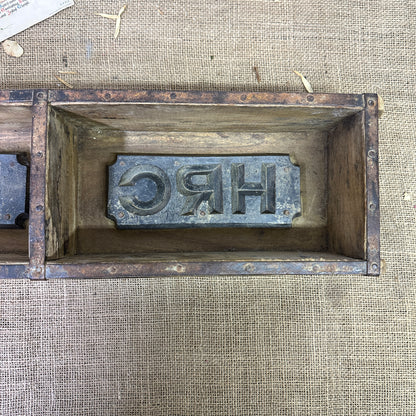Antique Brick Mould Storage Box HRC