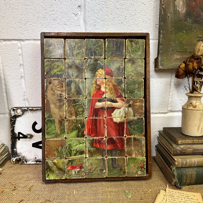 Victorian German Picture Blocks Puzzle