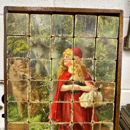 Victorian German Picture Blocks Puzzle