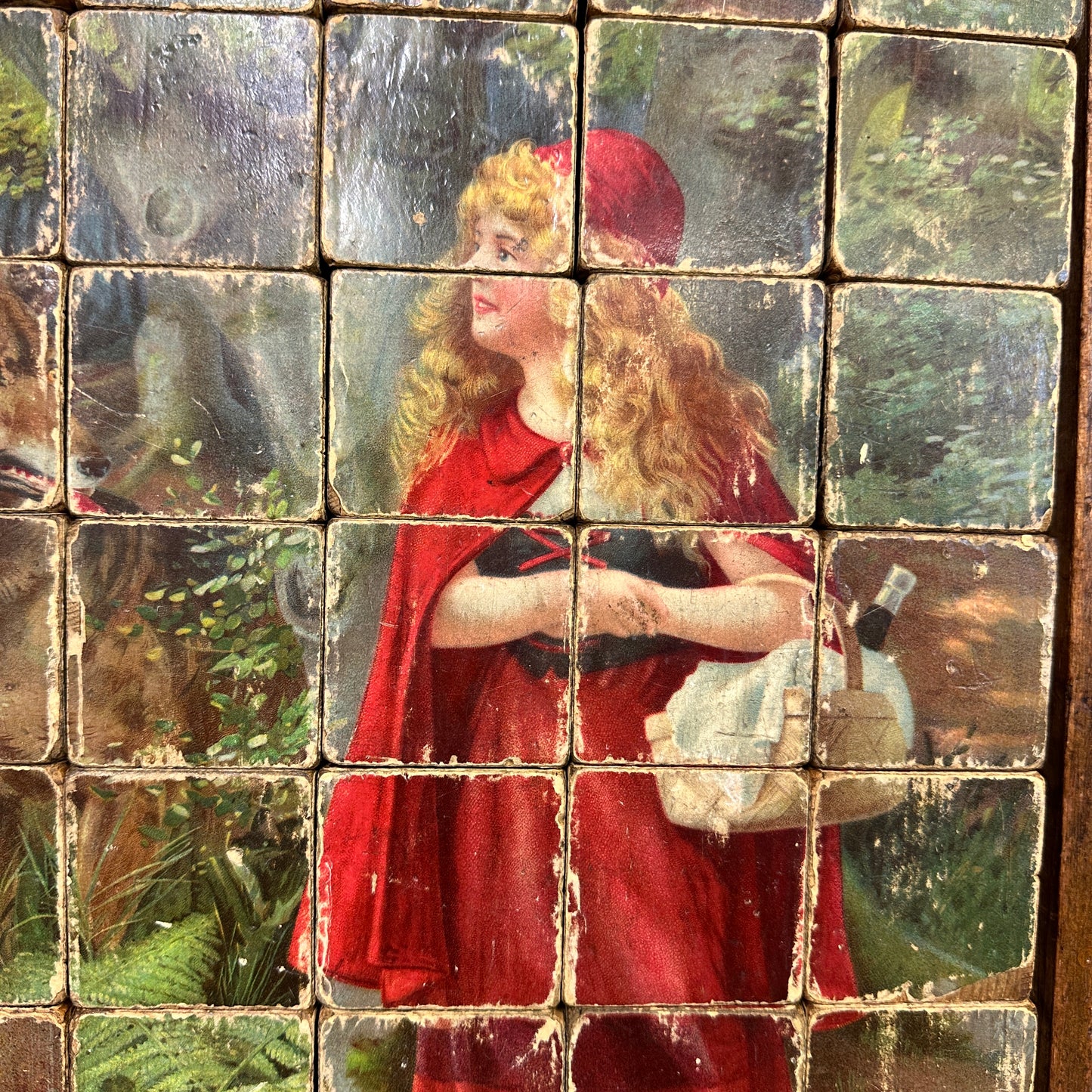 Victorian German Picture Blocks Puzzle