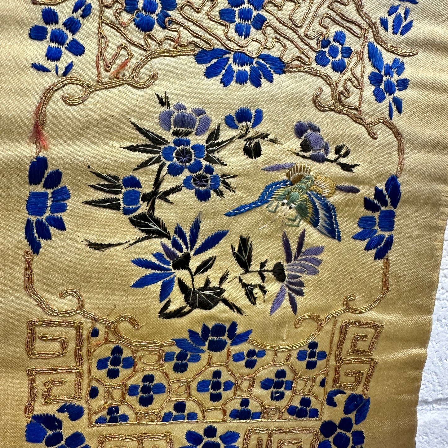Chinese Embroidered Silk Sleeve Bands