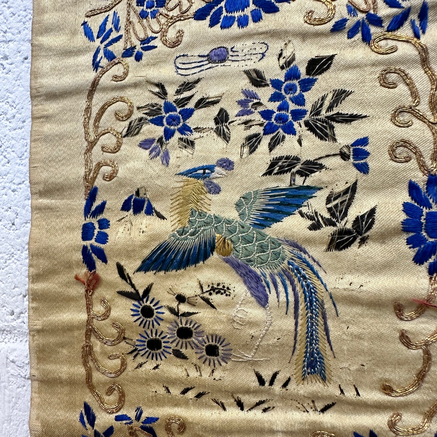 Chinese Embroidered Silk Sleeve Bands