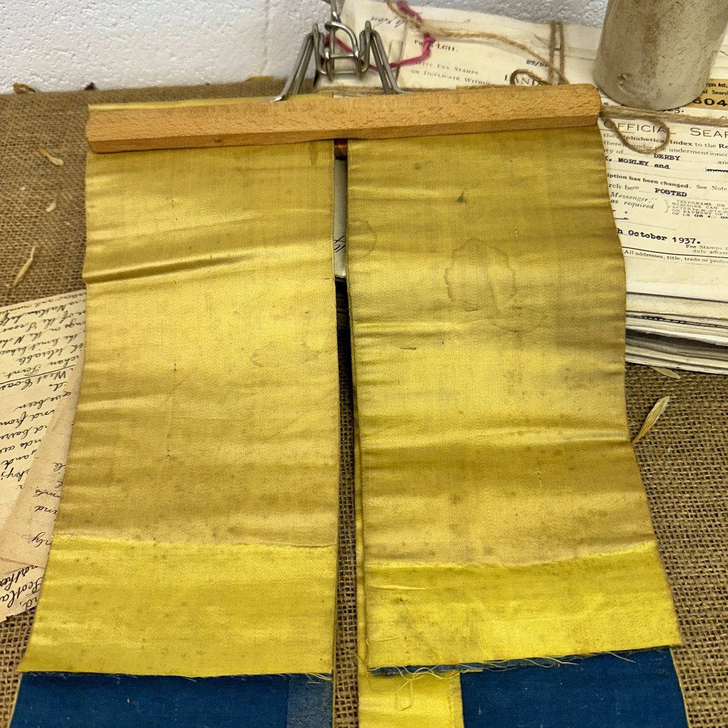 Chinese Embroidered Silk Sleeve Bands