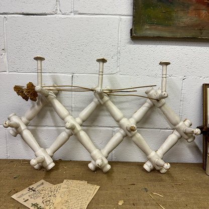 Antique French Accordion Coat Hooks