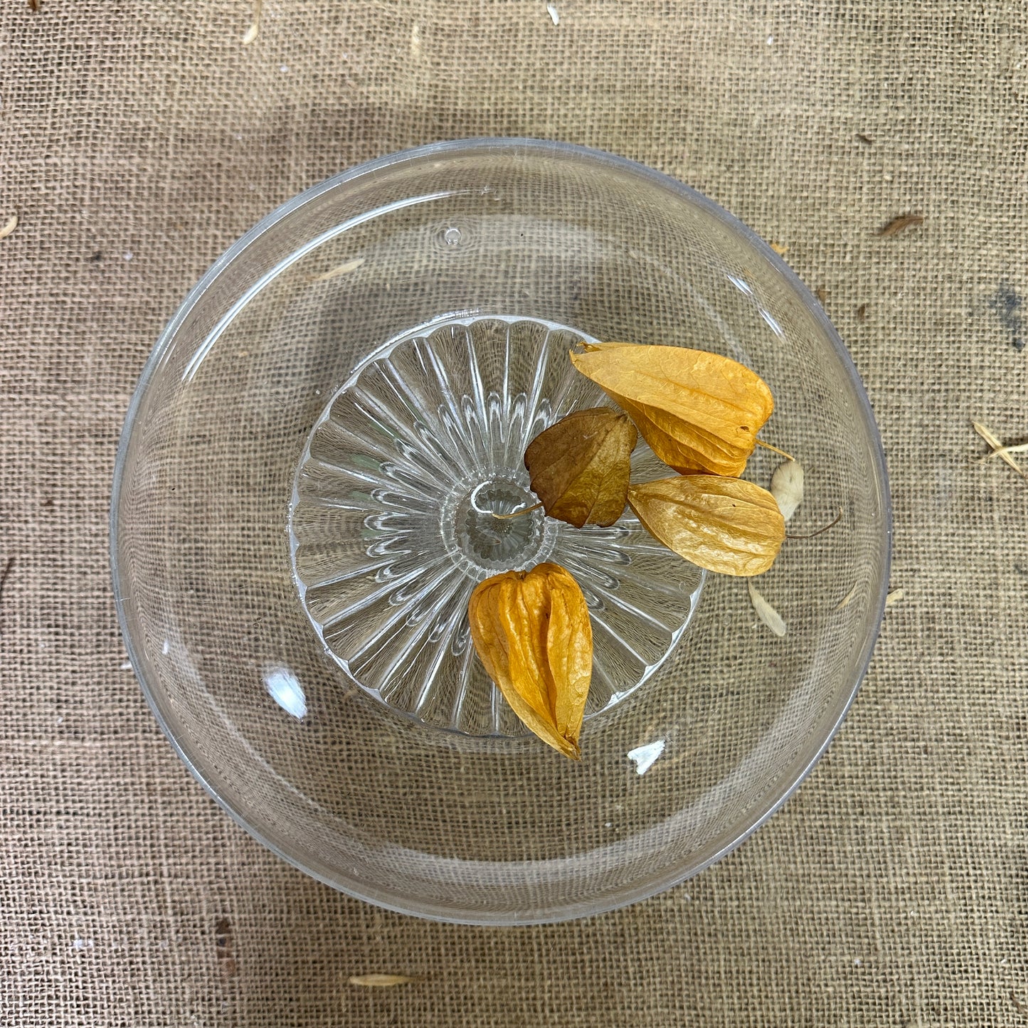 Pressed Glass Cake Stand