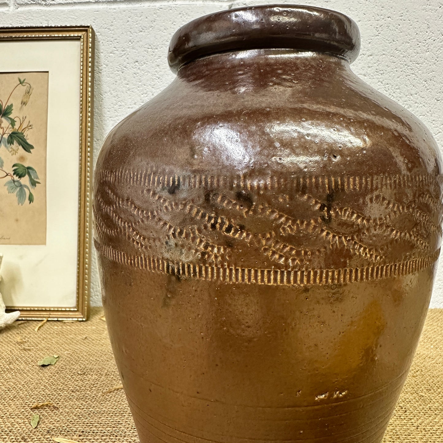 Stoneware Water Jug Vase
