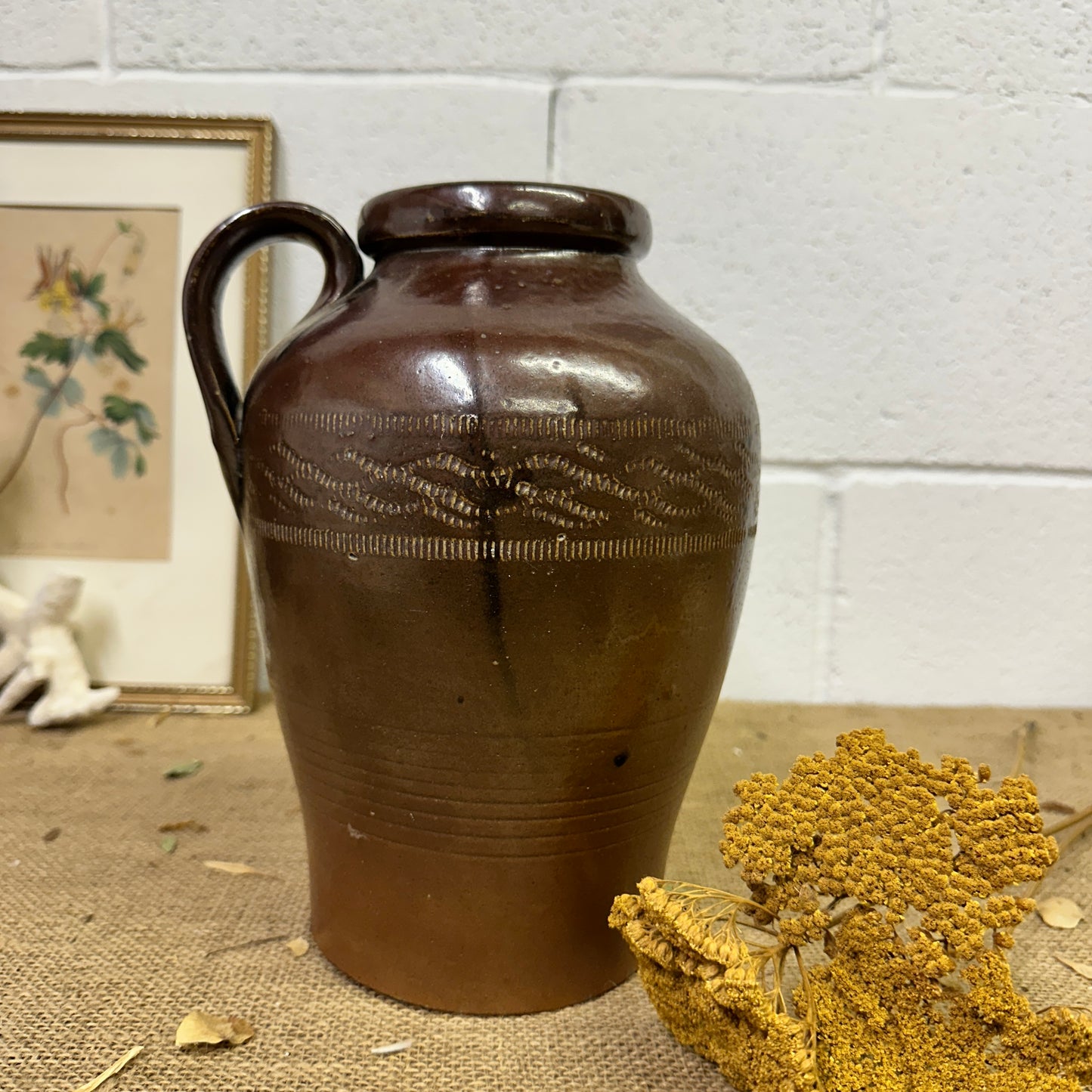 Stoneware Water Jug Vase