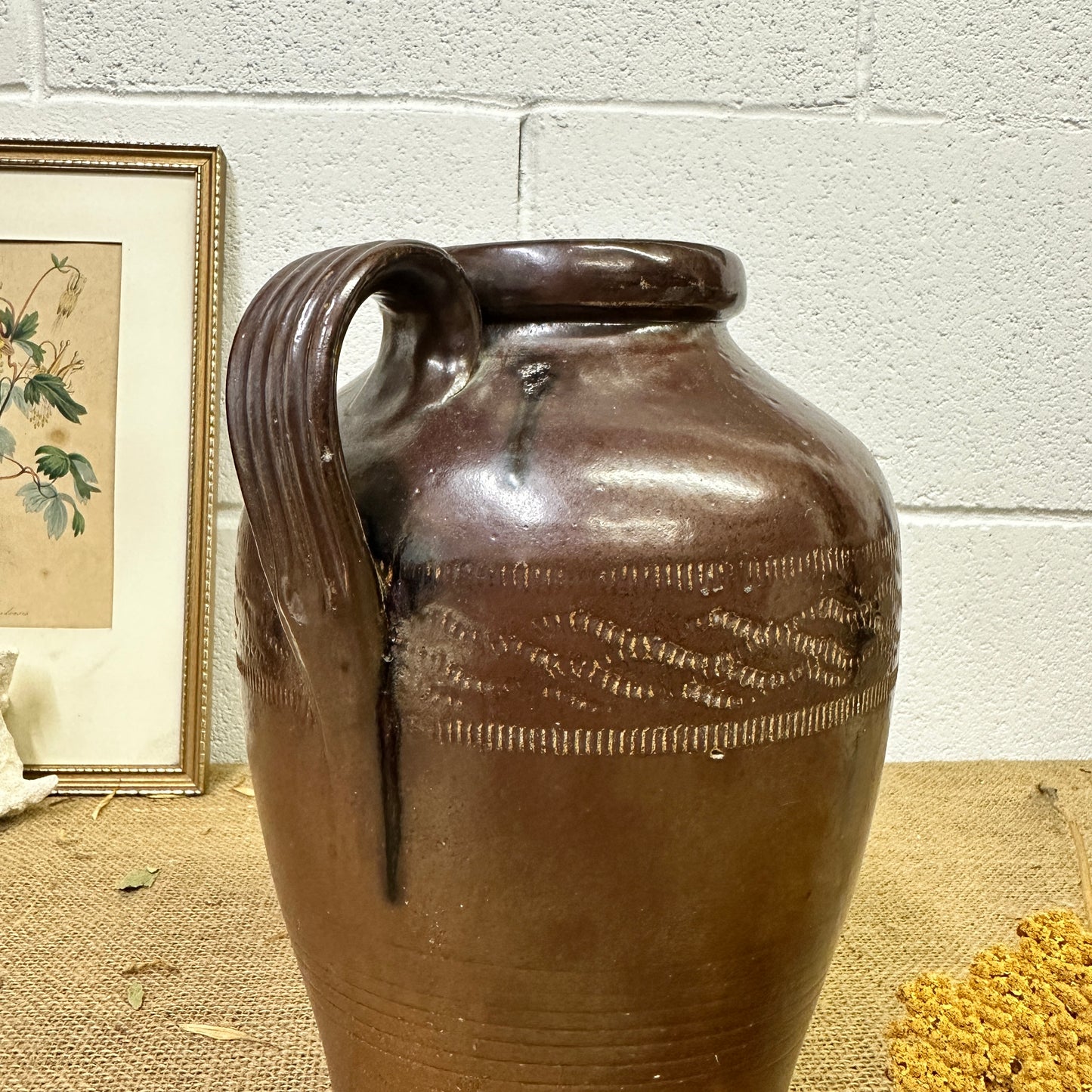 Stoneware Water Jug Vase