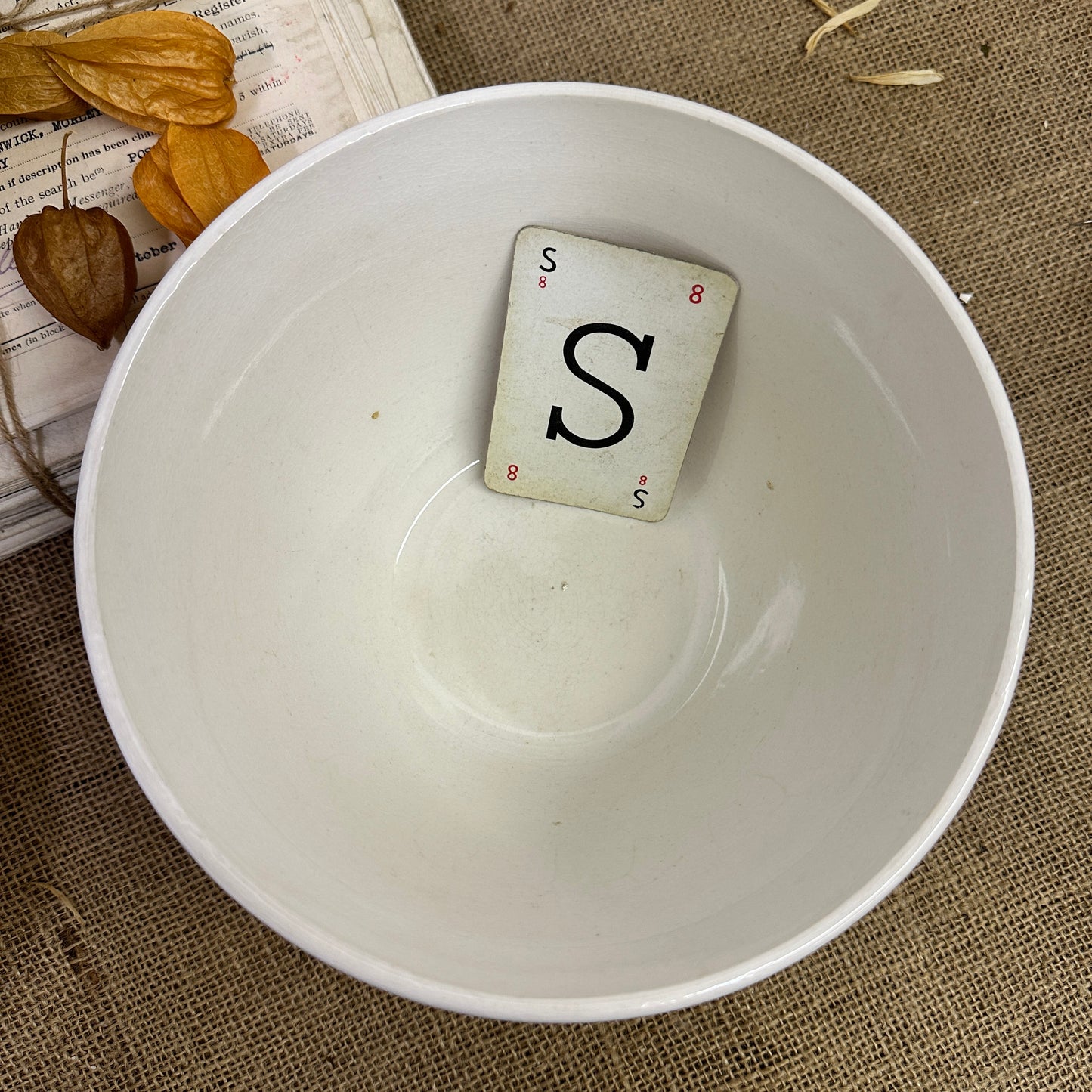 Ironstone Pudding Dish Bowls White