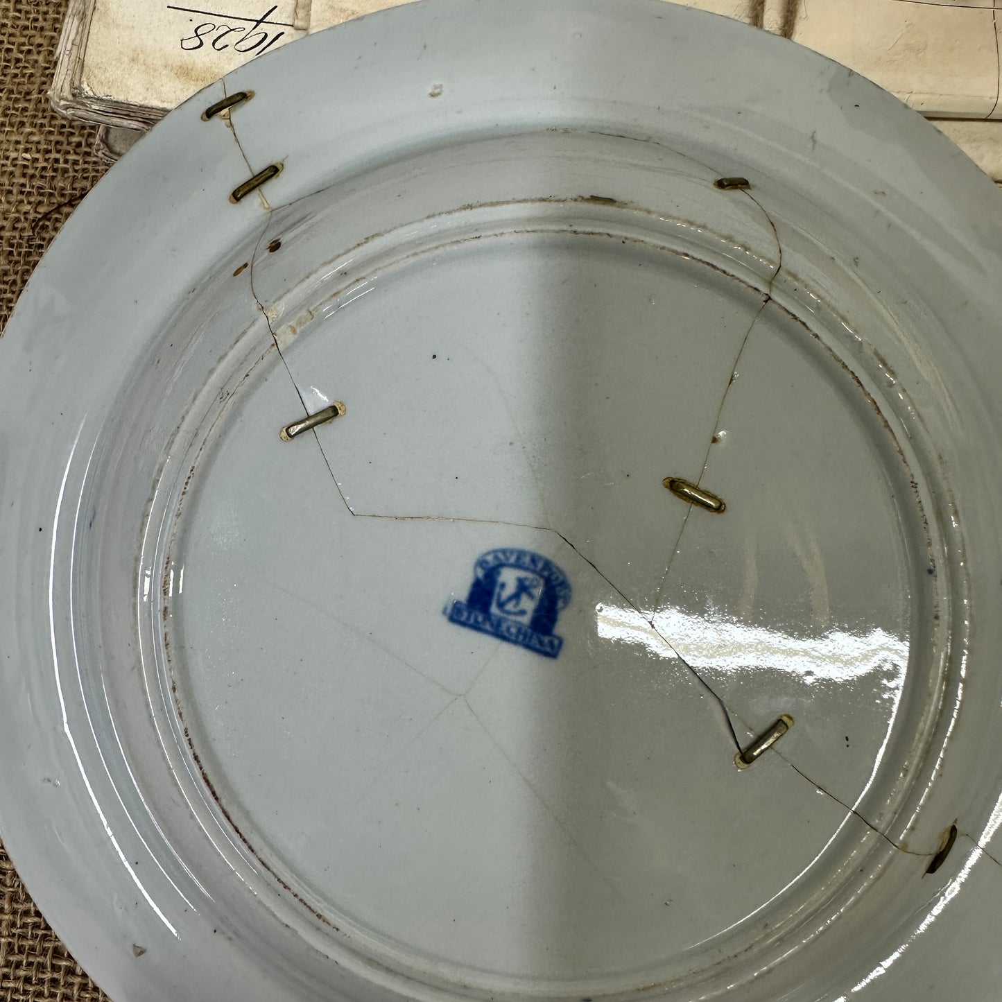 Antique Hand Painted Plate Imari