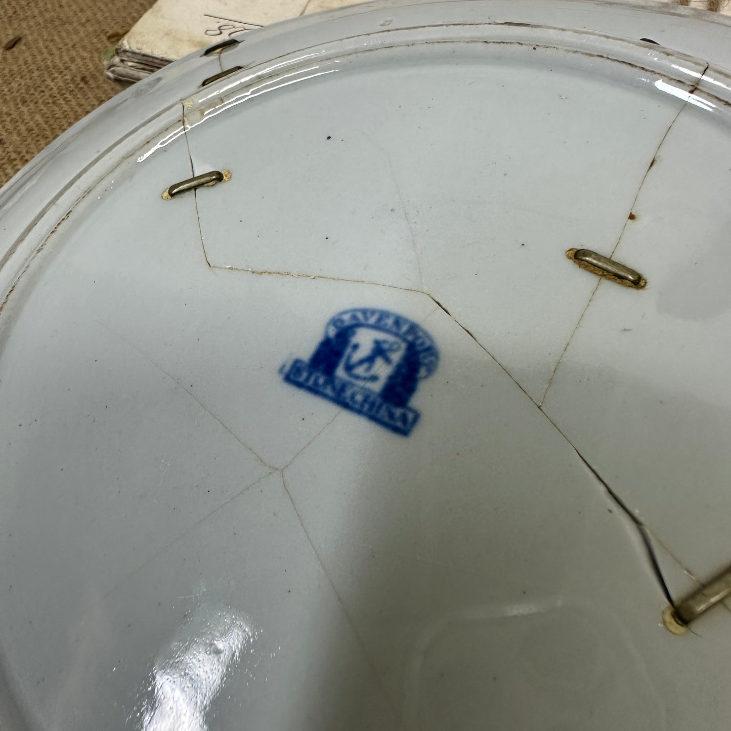 Antique Hand Painted Plate Imari