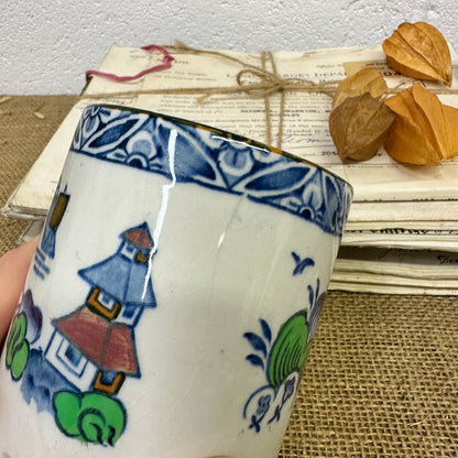 Antique Coffee Can Brush Pot Westover