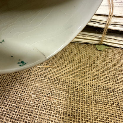 Antique Coffee Can Brush Pot Westover