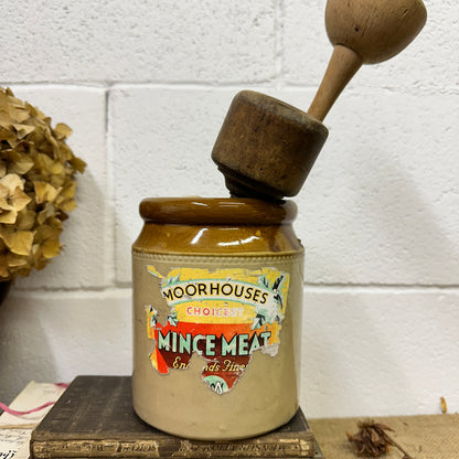 Stoneware Utensils Pot, Vase Labelled